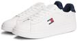 Sneaker TOMMY JEANS "ARCHIVE '98", Herren, Gr. 40, wei&szlig; (wei&szlig;, blau), Nappaleder,