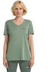 Jack Wolfskin T-Shirt 0 mit V-Ausschnitt, Kurzarm, aus Polyester, normale...