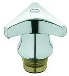 Grohe Badarmatur Grohe Oberteil 11105 mit Trecorn Griff Markierung rot 3/4"...