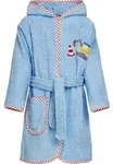 Playshoes Kinderbademantel Frottee-Bademantel Bagger blau 110/116