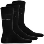 bugatti Kurzsocken Herren Socken 3er Pack Baumwollmischung (Packung, 3er Pack)