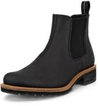 Chelseaboots ECCO "ELAINA", Damen, Gr. 36, schwarz, Leder, Schuhe Chelseaboots,