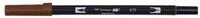 TOMBOW Pinselstift ABT Dual Brush Pen, (brown), zwei Spitzen, f&uuml;r Hand...