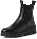 Tamaris Chelseaboots Stiefelette, Schlupfschuh mit T-Logopr&auml;gung schwarz 37 EU
