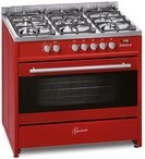GURARI Gas-Standherd GCH E 911 R, Gas Elektro Standherd 90 cm/ 121L /4,0 kW WOK /