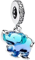 Pandora Charm-Einh&auml;nger 793339C01, Elefant, Zirkonia, Murano-Glas