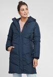 OXMO Steppmantel OXJuna Steppjacke Parka mit Kapuze und praktischen Taschen