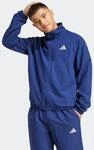 Windbreaker ADIDAS SPORTSWEAR "ESSENTIAL MIT KLEINEM LOGO", Herren, Gr. L, blau
