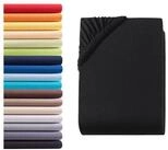 Hometex Premium Textiles Spannbettlaken f&uuml;r Topper bis 10cm Stegh&ouml;he, Jersey,