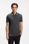 Poloshirt BOSS GREEN "Paddy Regular Fit", Herren, Gr. 4XL, grau (dunkelgrau029),