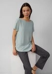 QS Kurzarmbluse Bluse Kurzarmbluse aus Viskose
