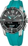 Festina Multifunktionsuhr Festina Herrenuhr Silikon t&uuml;rkis Festina,