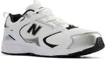 Sneaker NEW BALANCE "408", Herren, Gr. 37, schwarz-wei&szlig; (wei&szlig;, schwarz,),