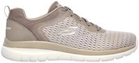 Berufsschuh SKECHERS "BOUNTIFUL - QUICK PATH", Damen, Gr. 35, grau (taupe),
