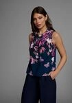 Blusentop LAURA SCOTT "in verschiedenen Designs, modischer Schalkragen", Damen, Gr.