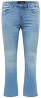 Bootcut-Jeans ONLY CARMAKOMA "CARSALLY HW SK FLARED DNM BJ759", Damen, Gr. 46,...