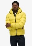 Superdry Steppjacke HOODED SPORTS PUFFER JACKET Kunstfaser, relaxed fit