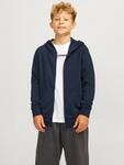 Sweatjacke JACK & JONES JUNIOR "JJEBRADLEY kombinierbar, mit Kapuze,...