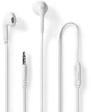 Nedis HPWD2021WT In-Ear-Kopfh&ouml;rer (3.5 mm Klinke, Mikrofon, Lautst&auml;rke-Regler, f&uuml;r