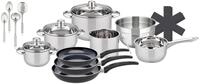 Elo Topf-Set Topfset Galactica, Edelstahl (Set), Induktion, Glasdeckel,...