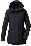 Parka KILLTEC "KOW 19 WMN PRK", Damen, Gr. 38, schwarz, Obermaterial: 100%