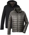 3-in-1-Funktionsjacke KILLTEC "KOW 95 MN JCKT", Herren, Gr. L, schwarz, Obermaterial: