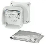 HENSEL Kabelbox Hensel Kabelabzweigkasten 1,5-2,5qmm 3phasig WP 0202 G grau