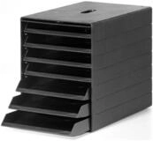 DURABLE Organizer Schubladenbox 7 Schublade mit versenkbarer Frontplatte grau