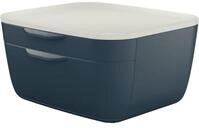 LEITZ Organizer Schubladenset Cosy A4 2 Schubladen Polystyrol grau/hellgrau