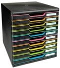 EXACOMPTA Schubladenbox Schubladenbox MODULO A4 10 geschlossene Schub