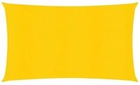 vidaXL Sonnensegel 3 x 6 m Sonnensegel 160 g m&sup2; Gelb 3x6 m HDPE Beschattung...