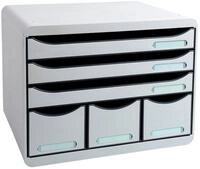 EXACOMPTA Organizer Schubladenbox Store-Box Office 6 Schubladen A4 Querformat