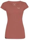 Salewa T-Shirt PUEZ MELANGE DRY W S/S TEE ETRUSCAN RED MELANGE