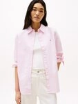 Tommy Hilfiger Hemdbluse OXFORD RELAXED FIT SHIRT mit Hemdblusenkragen und...