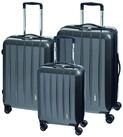 CHECK.IN&reg; Kofferset Check.IN 3-tlg. Kofferset LONDON 2.0 mit 4 Rollen - carbon