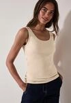 Tr&auml;gertop CECIL "Style Linda", Damen, Gr. L (42), lila (pearl beige), Jersey,