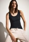 Tr&auml;gertop CECIL "Style Linda", Damen, Gr. L (42), schwarz, Jersey, Obermaterial: