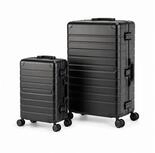 Travelhouse Kofferset 100% Aluminium OSLO - verschiedene Farben, 4 Rollen, (2 tlg.,