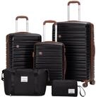 Travelhouse Trolleyset Ascona, 4 Rollen, (Spar-Set, 5 tlg., Hartschalen...
