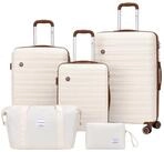 Travelhouse Trolleyset Ascona, 4 Rollen, (Spar-Set, 5 tlg., Hartschalen...