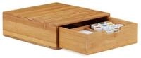 relaxdays Schubladenbox Bambus, 1
