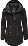 Wintermantel RAGWEAR "Winterjacke Monadis Black Label", Damen, Gr. M, schwarz