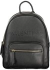 VALENTINO BAGS Rucksack, Nachhaltiger schwarzer Damenrucksack mit F&auml;chern und