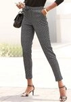 Vivance by Lascana Jogger Pants aus bequemen Stretchstoff mit Zickzack-Muster,