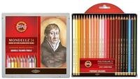 KOH-I-NOOR Buntstift KOH Aquarell K&uuml;nstlerfarbstifte 24er Set Portrait