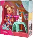SIMBA Anziehpuppe Puppe Evi Love Cat Tree Katze mit Katzenbaum 105733997