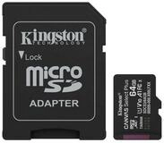 Kingston Technology 64GB microSDXC Canvas Select Plus Gen3 100MB/s A1 Micro...