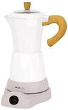 Jocca Espressomaschine Nature Line Weiss Kafeemaschine f&uuml;r 6 Tassen und