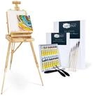 Artina Malpalette 30tlg Malset mit Kofferstaffelei Madrid, 30tlg., Acrylfarben...