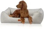 Knuffelwuff Tierbett Hundebett aus Cord Nunavut, Orthop&auml;disch grau 85 cm x 120...